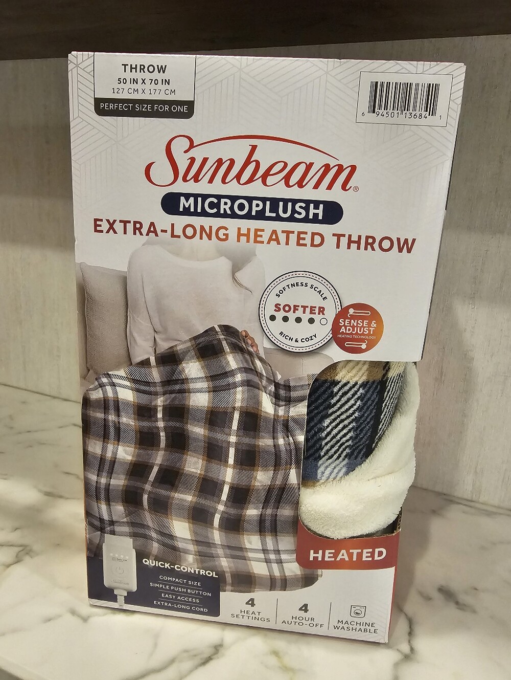 Sunbeam Heated Throw Blanket